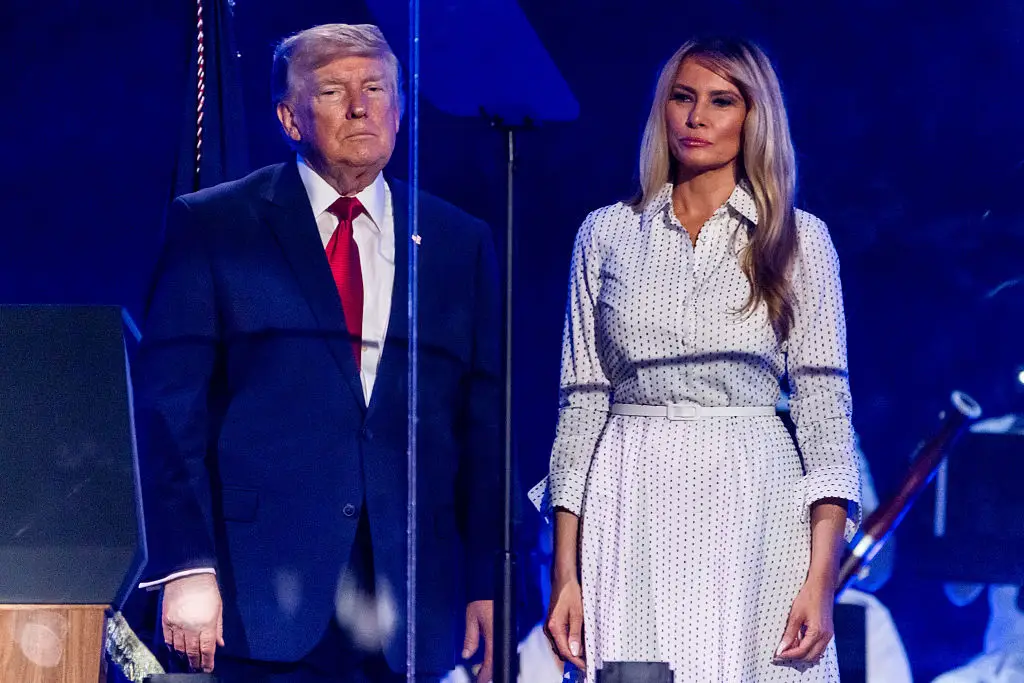 Trump and Melania's relationship has been under intense scrutiny. (Jim Lo Scalzo/EPA/Bloomberg via Getty Images)