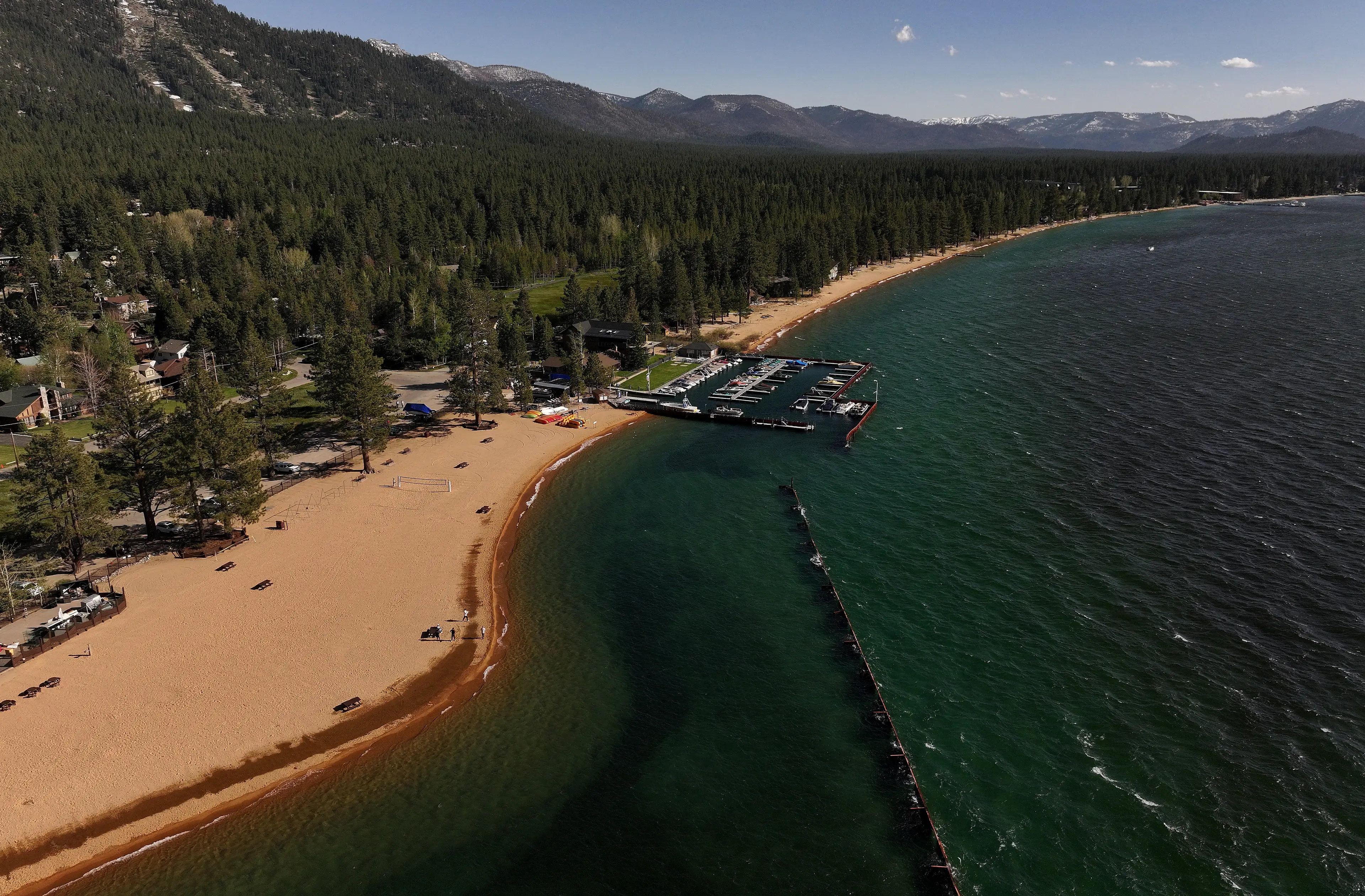 The man was infected in South Lake Tahoe (Justin Sullivan/Getty Images)