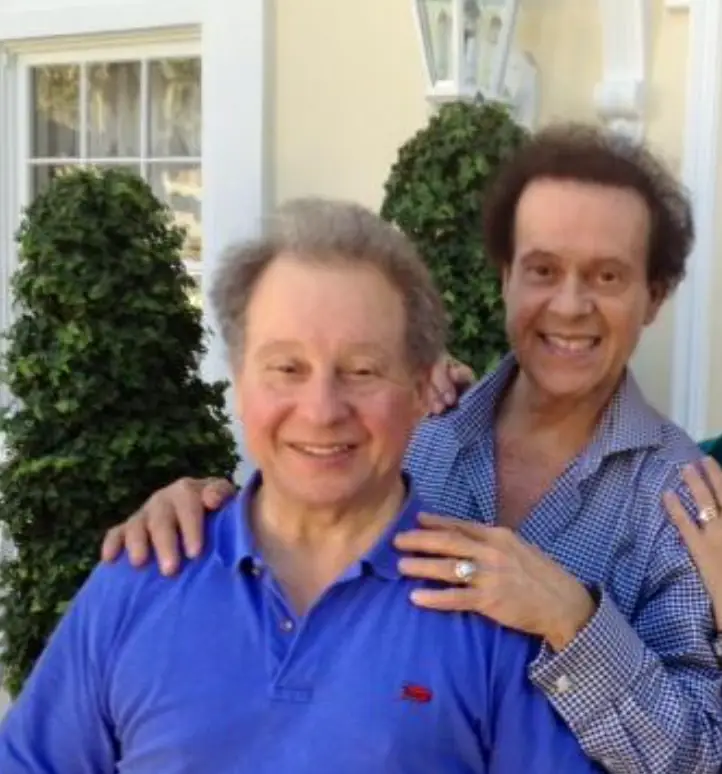 Lenny Simmons delighted fans while speaking at his brother's celebration of life ceremony (Richard Simmons)