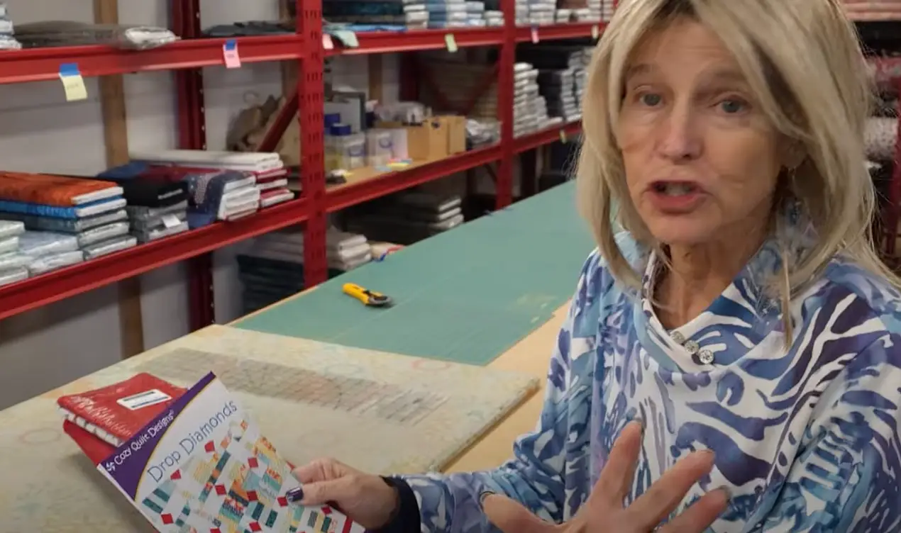 Donna's final video was shared online (YouTube/Jordan Fabrics)