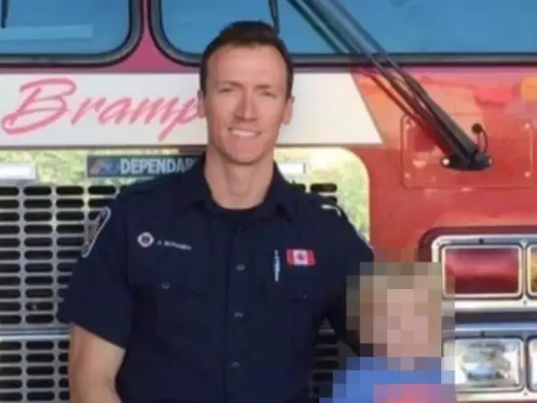 Schwalm was the head of a fire department (Twitter) 