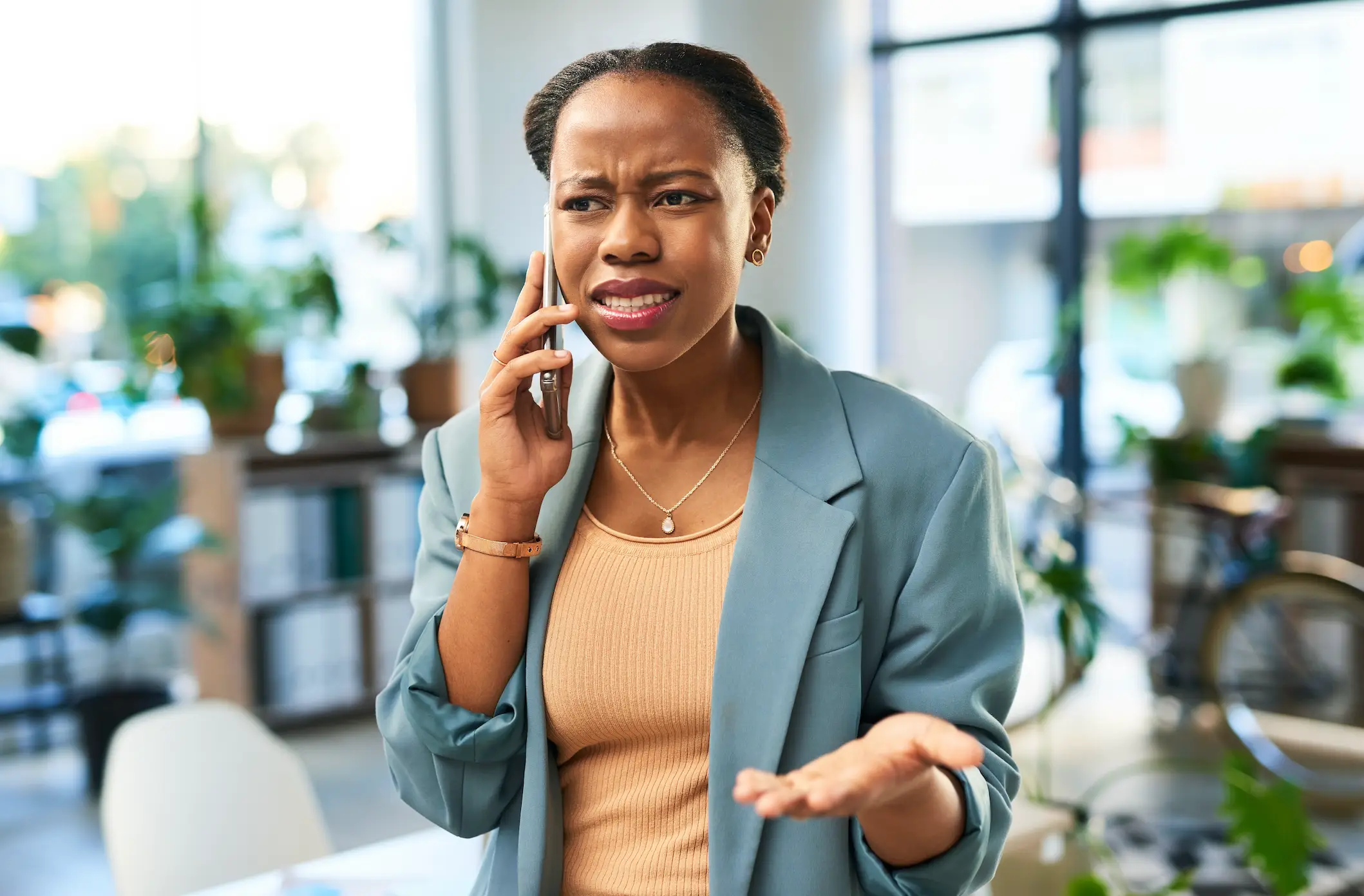 The TikToker attempted to defend being late while speaking to HR (Getty Stock Image)