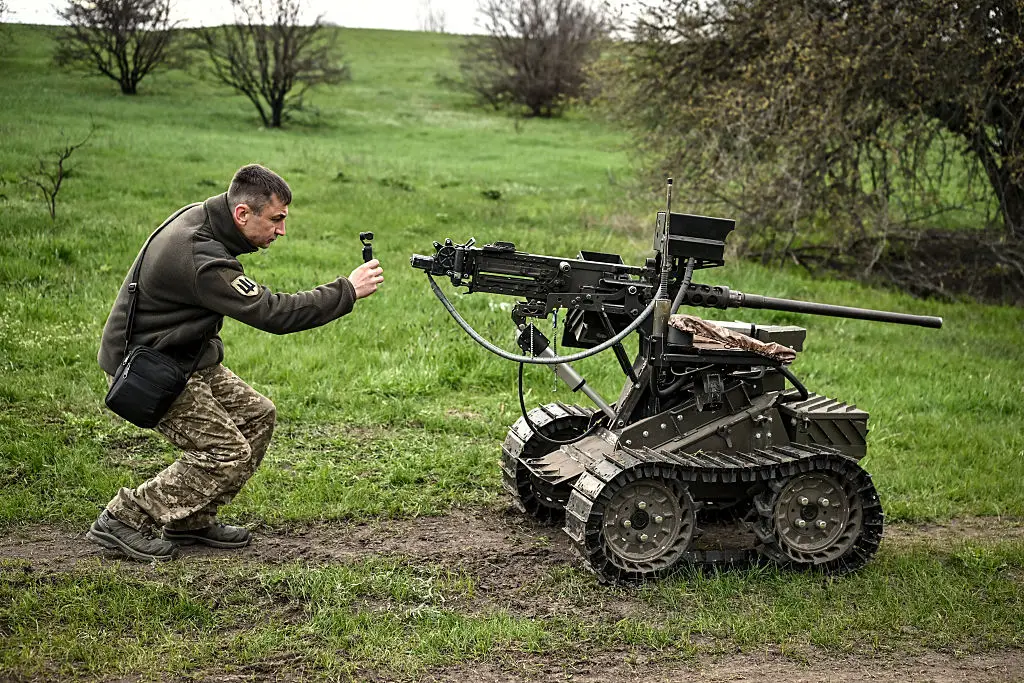 Robots are already being used in the battlefields of Ukraine (Getty)