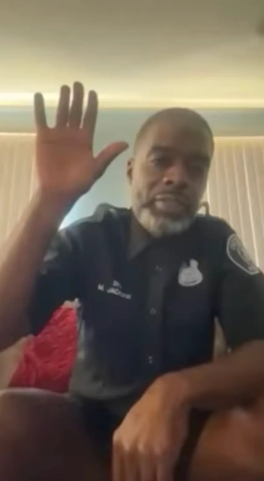 Detroit Police Officer Matthew Jackson left the court speechless by appearing pant-less (CBS News)