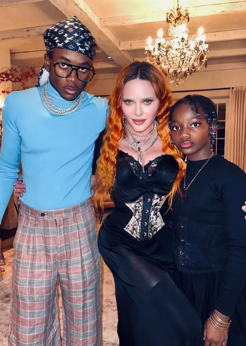 The family aren't often pictured altogether.