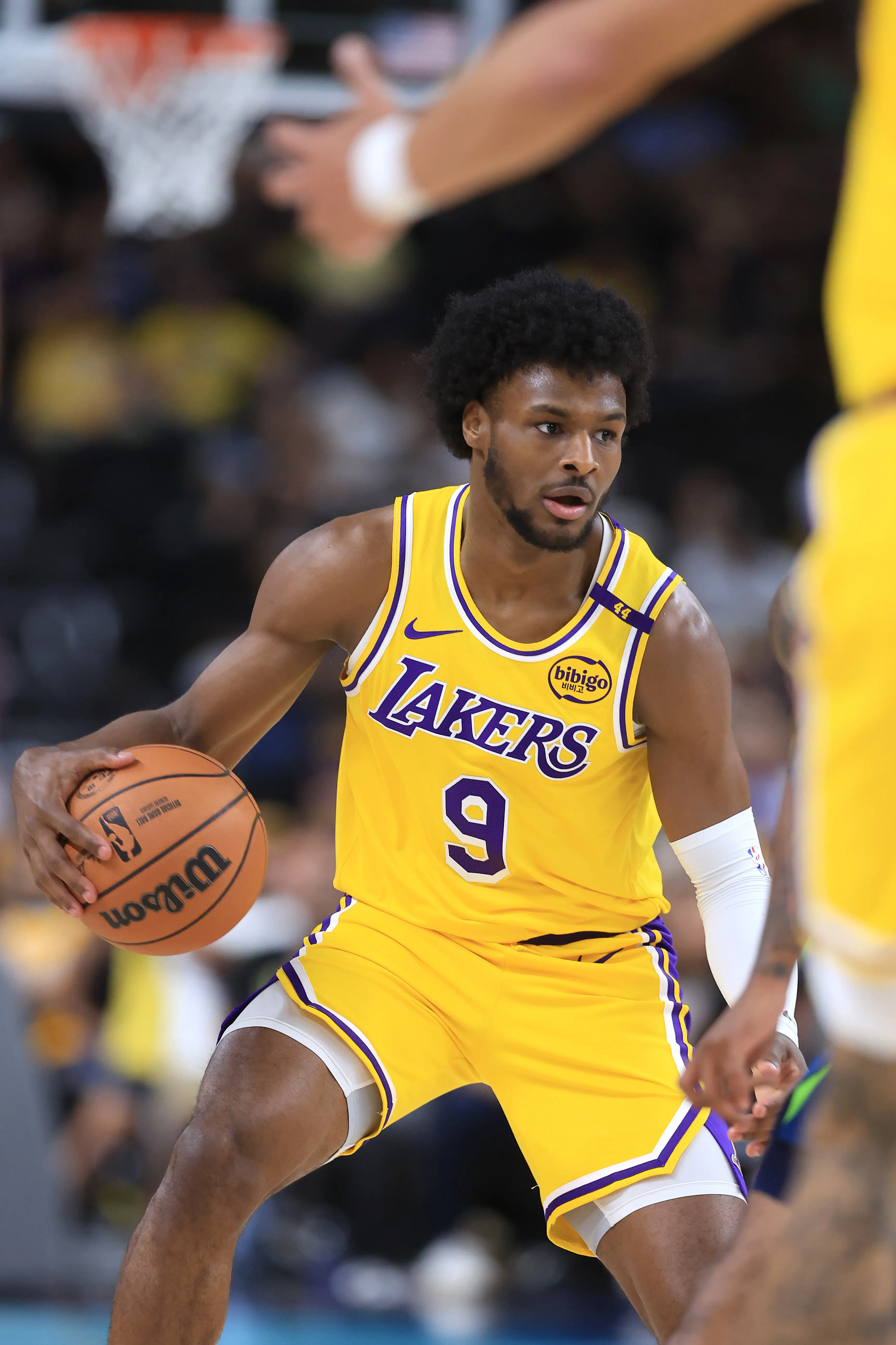 Bronny, 20, suffered a cardiac arrest last year (Sean M. Haffey/Getty Images)