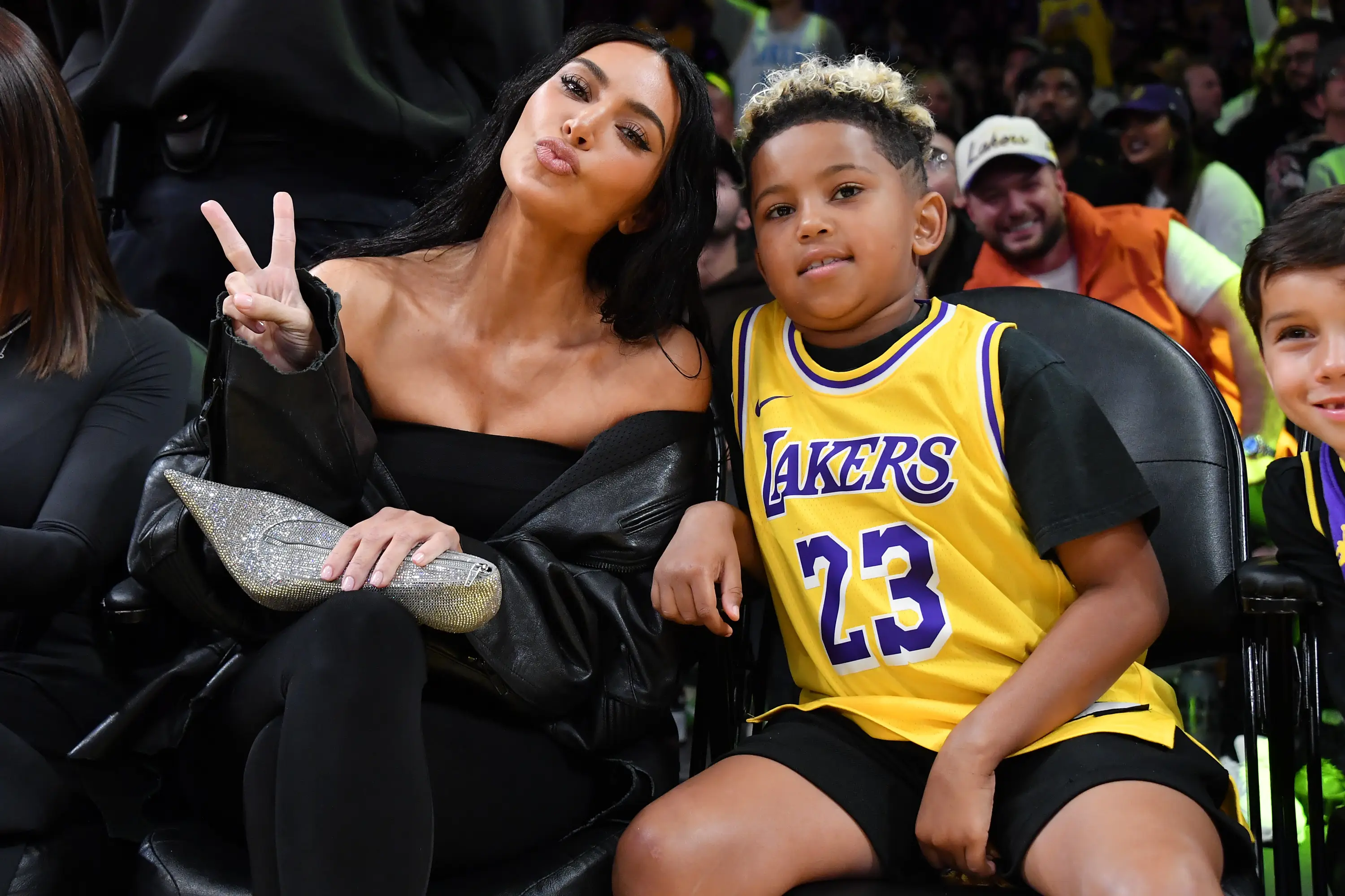 Kim Kardashian let her son launch his own YouTube channel under a few conditions (Allen Berezovsky/Getty Images)