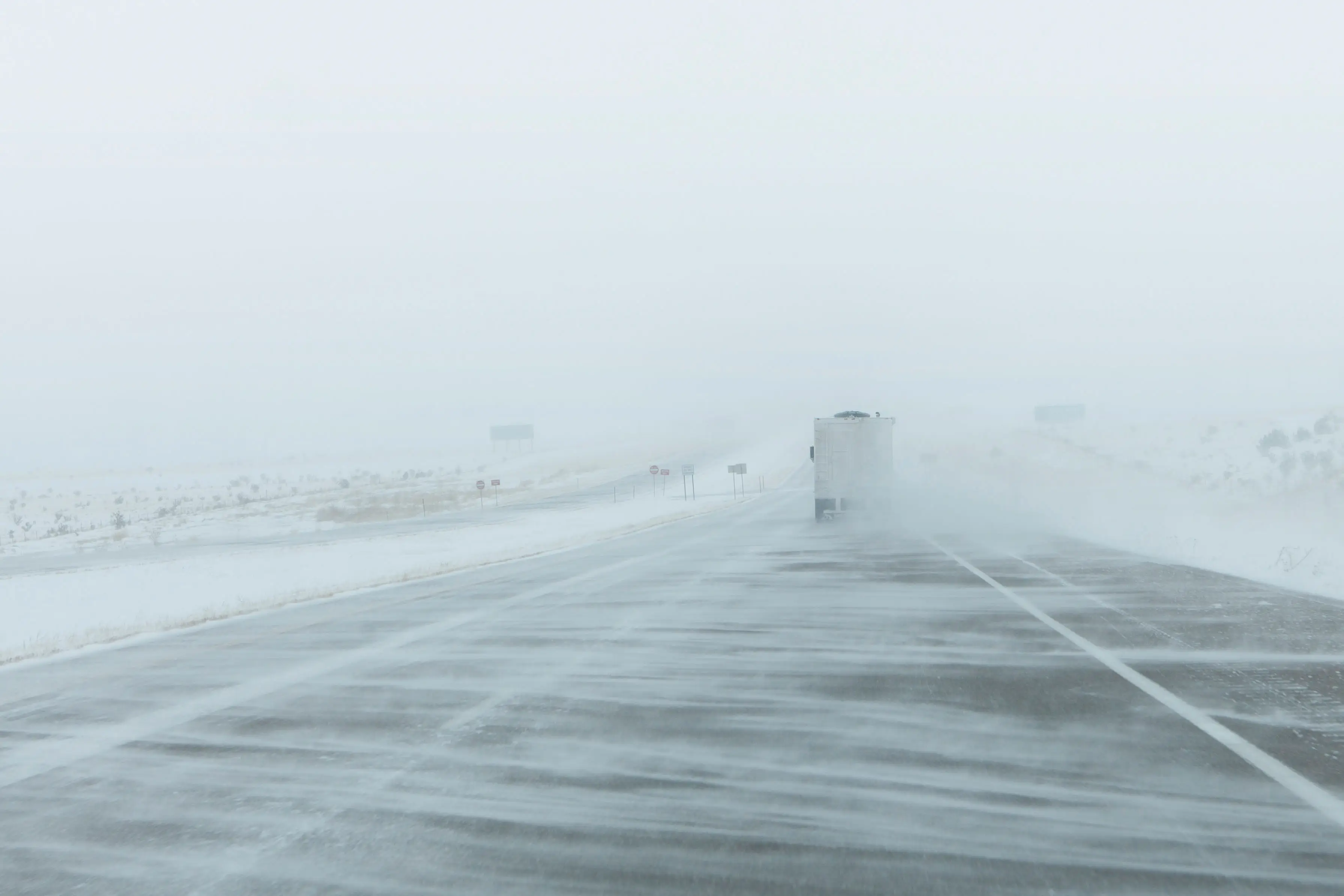 People have been warned about treacherous conditions caused by the storm.