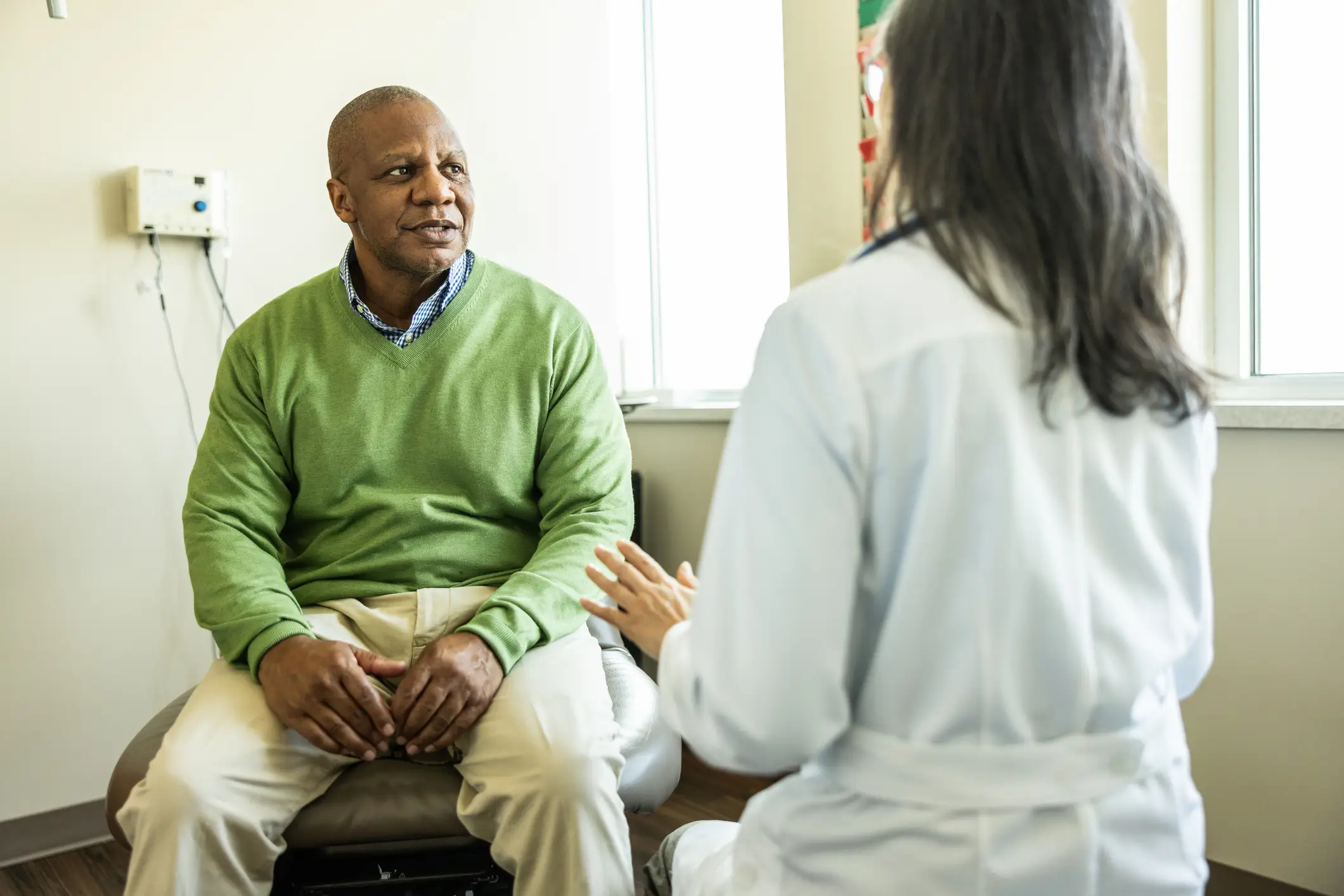 Dr Luke Pratsides said communication with patients was absolutely vital for a correct diagnosis. (Getty Stock Image)
