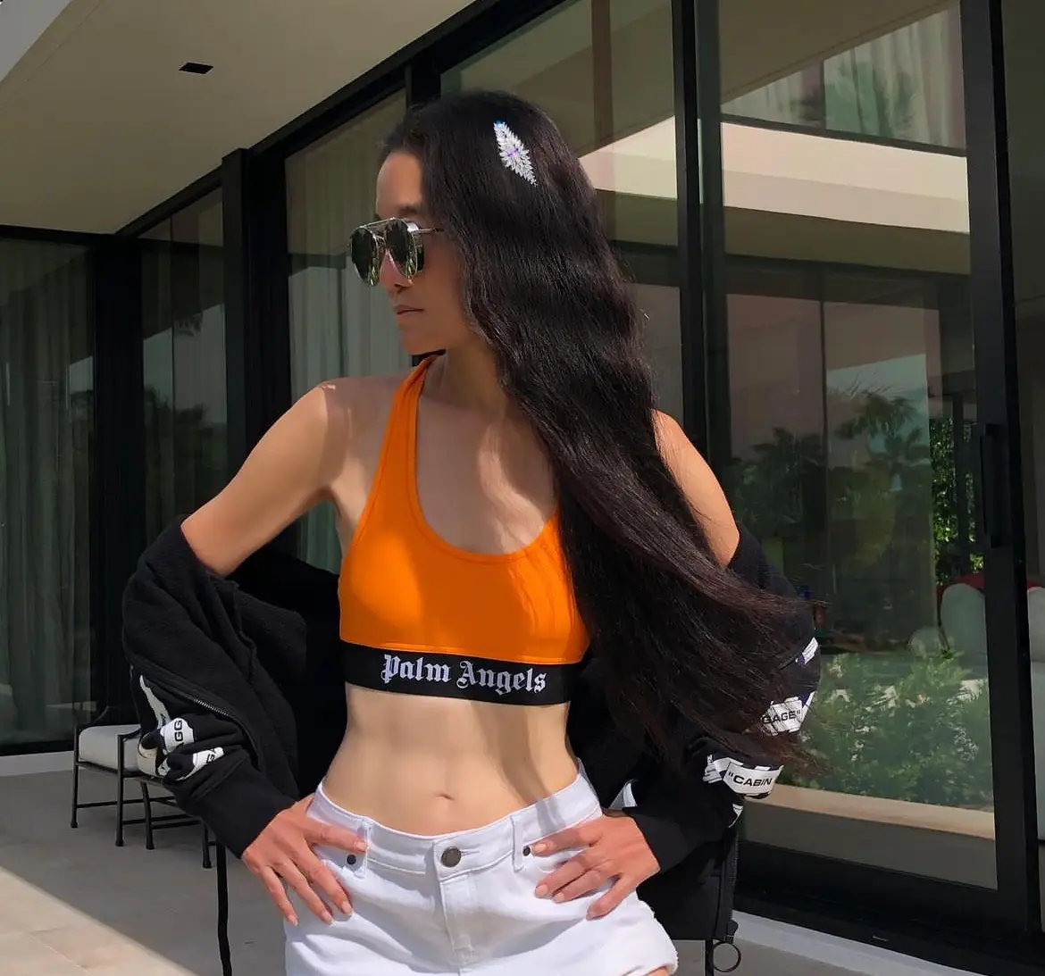 The fashion designer said that 'keeping busy is the best antidote [for] good health'.