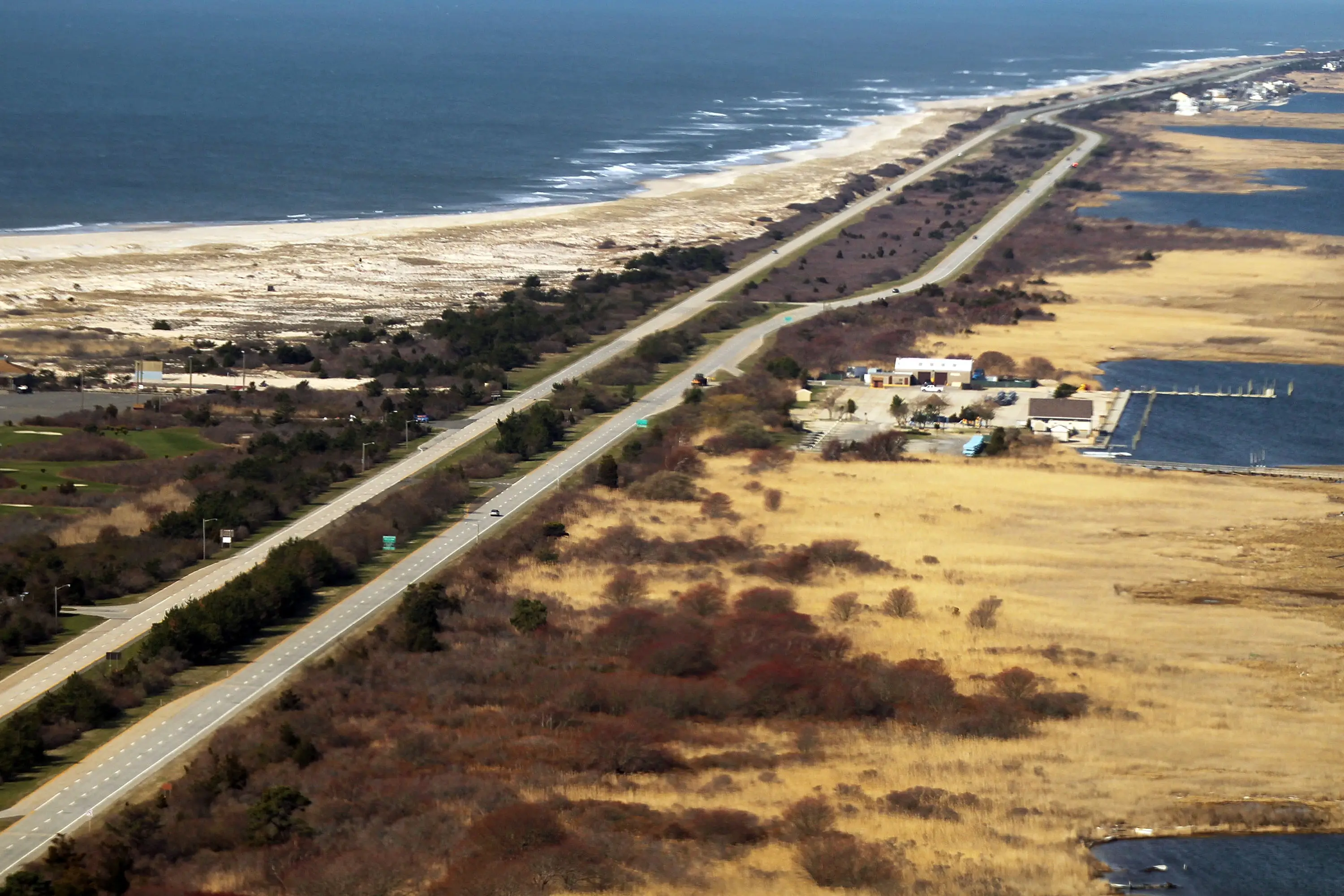 Gilgo Beach, where the bodies of several victims have been discovered.