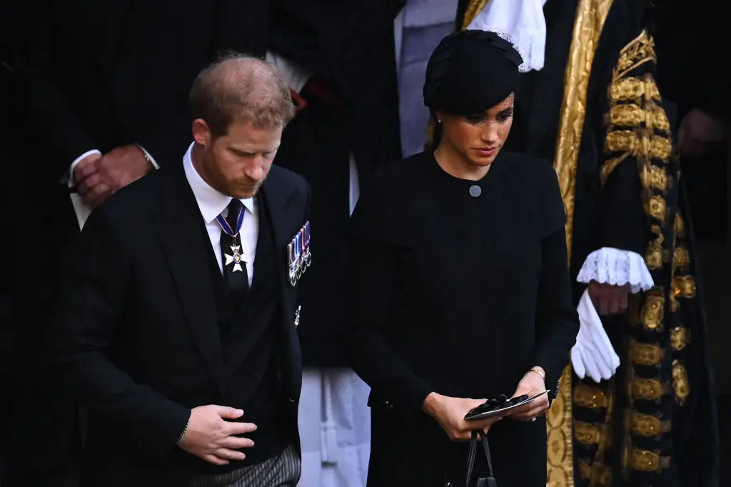 The couple attended the Queen's funeral (Photo by Ben Stansall - WPA Pool/Getty Images)