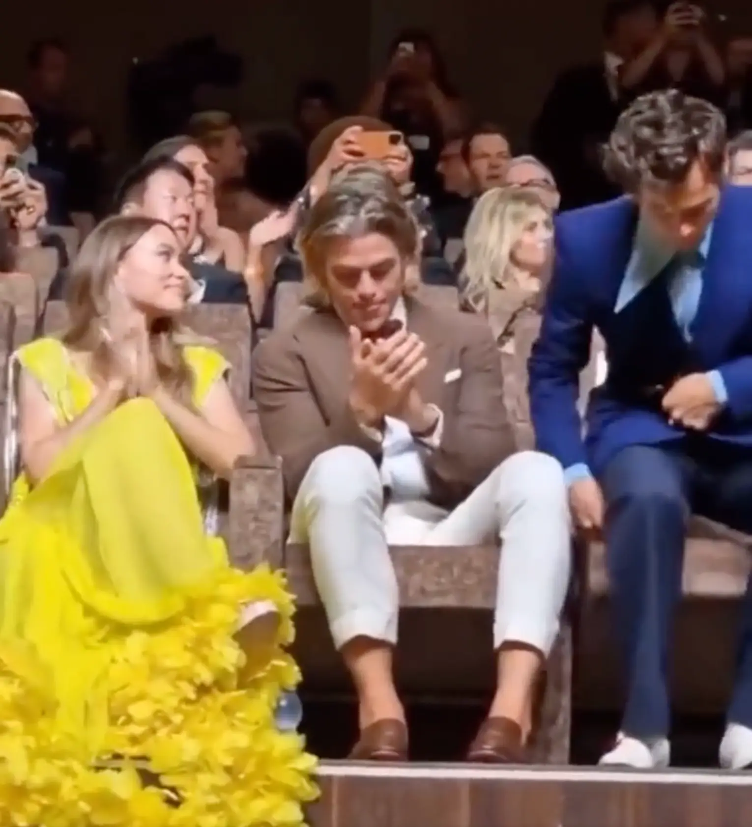 Yeah, no, of course Harry didn't spit on Chris Pine. I knew that.