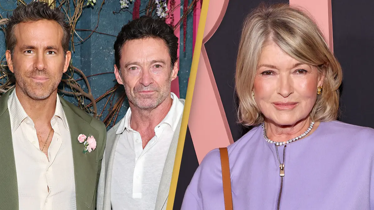 Hugh Jackman weighs in on Martha Stewart’s claim that neighbor Ryan Reynolds is 'not funny'