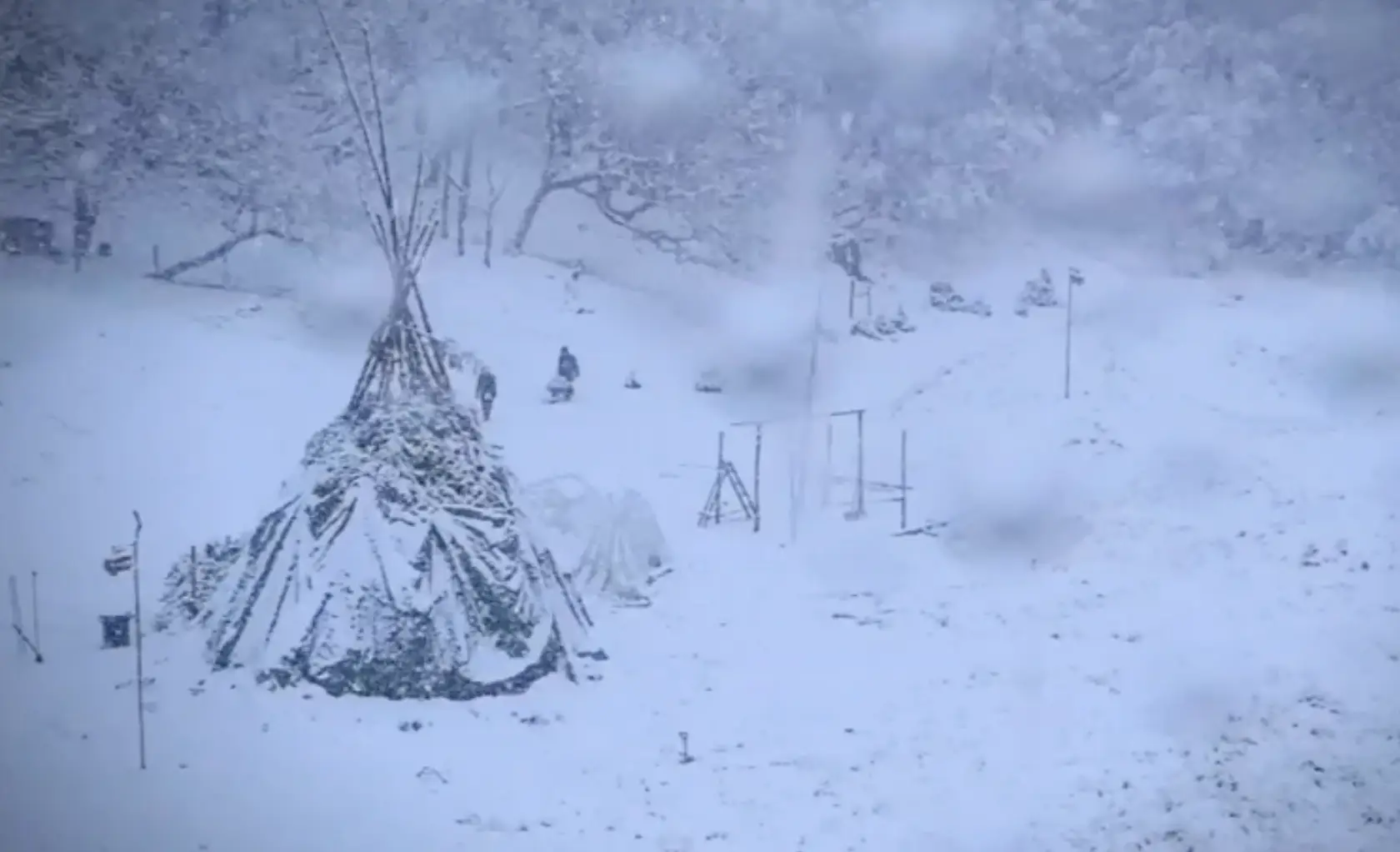 The contestants were living in the Scottish Highlands (Channel 4)