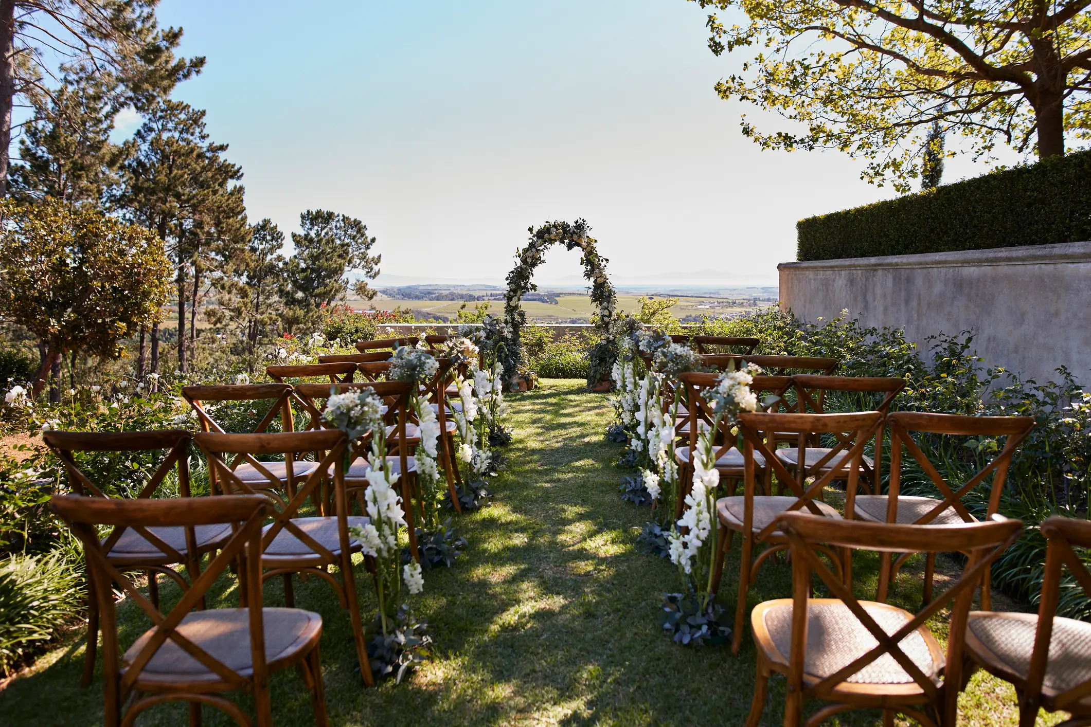 Esther Santer said she wanted to be married outside (Getty Stock Images)