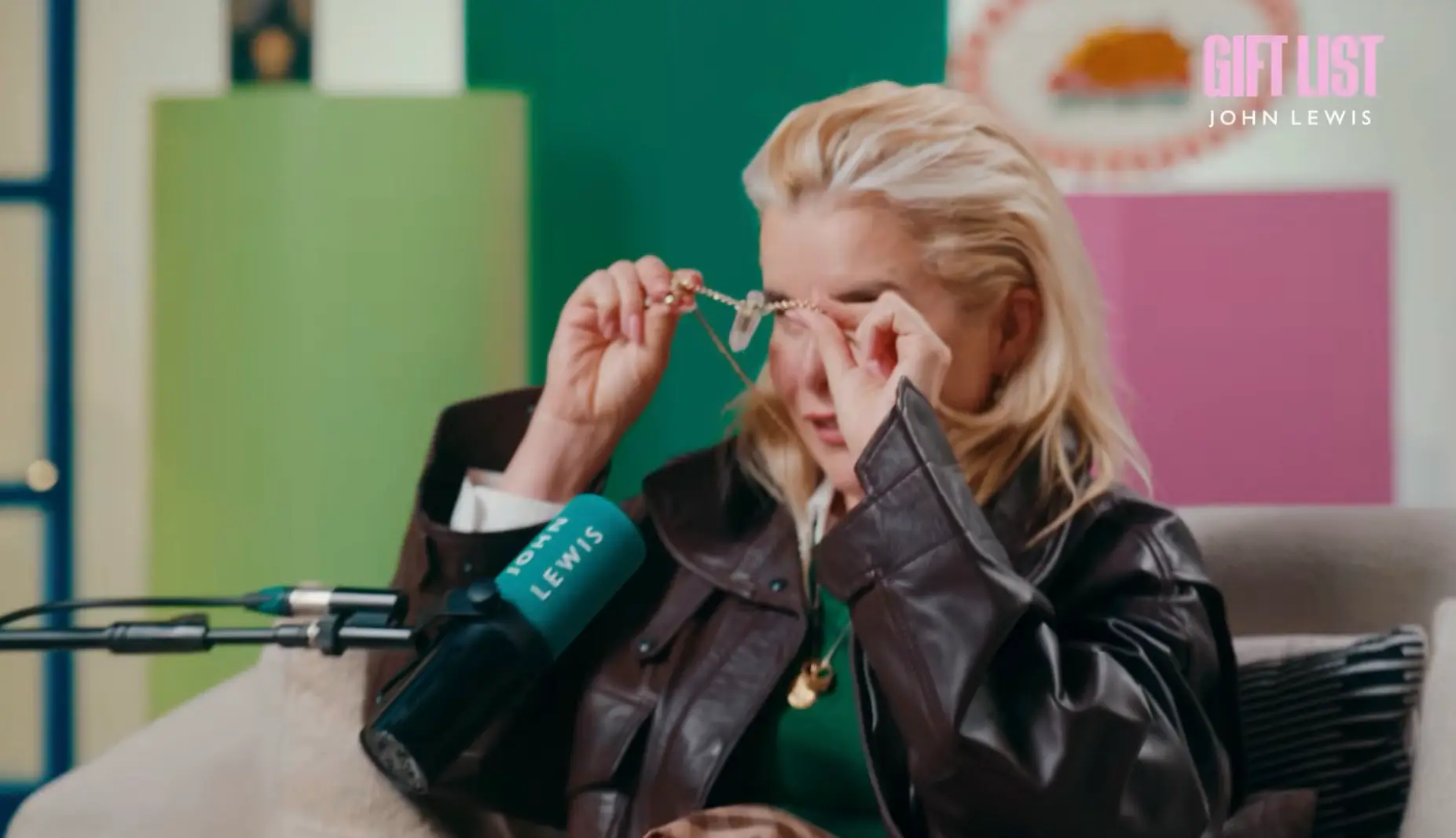 Paloma showed off the unusually macabre gift during a recent podcast appearance (Youtube/John Lewis)