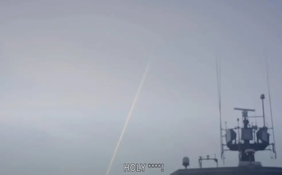 “It’s coming right for us, captain!” a deckhand said.