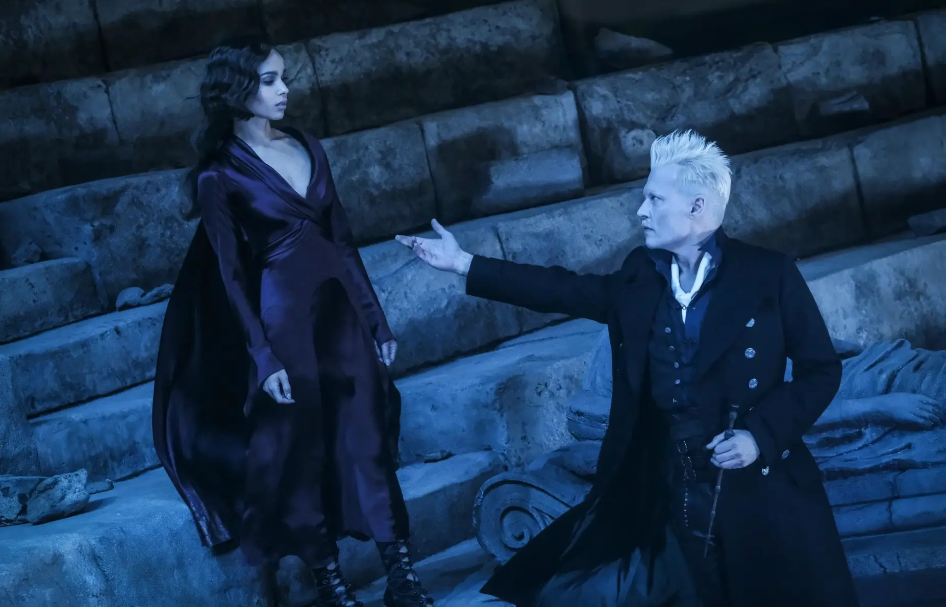 Johnny Depp initially portrayed Gellert Grindelward (Warner Bros)