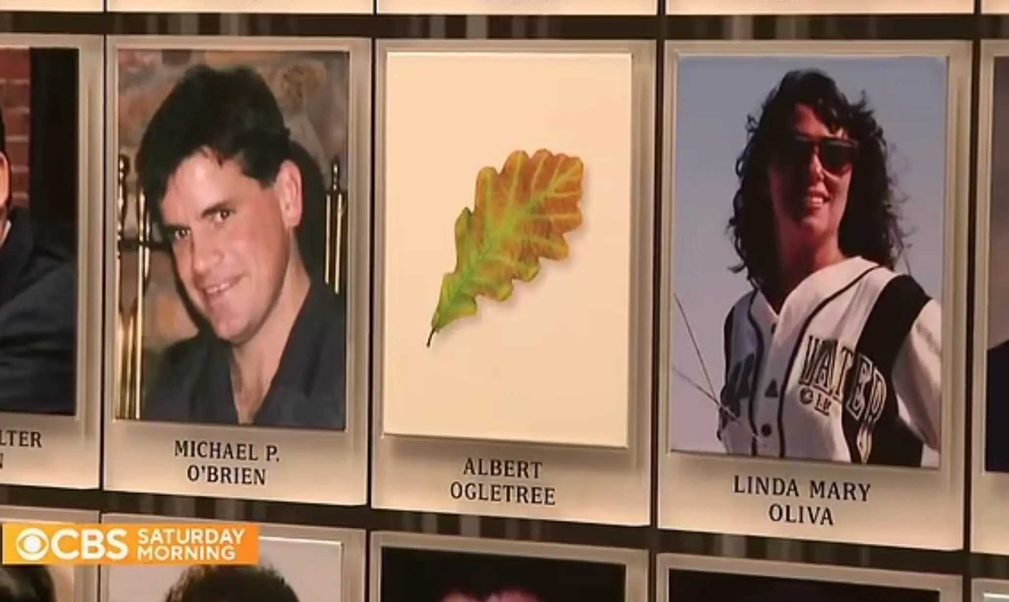 Albert Ogletree's name on the tribute wall was pictured alongside an oak leaf for over 20 years.