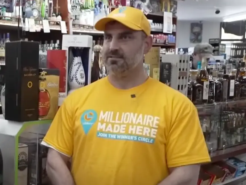 Wilson Samaan drove the man to take his ticket to the lottery offices (WCNC)