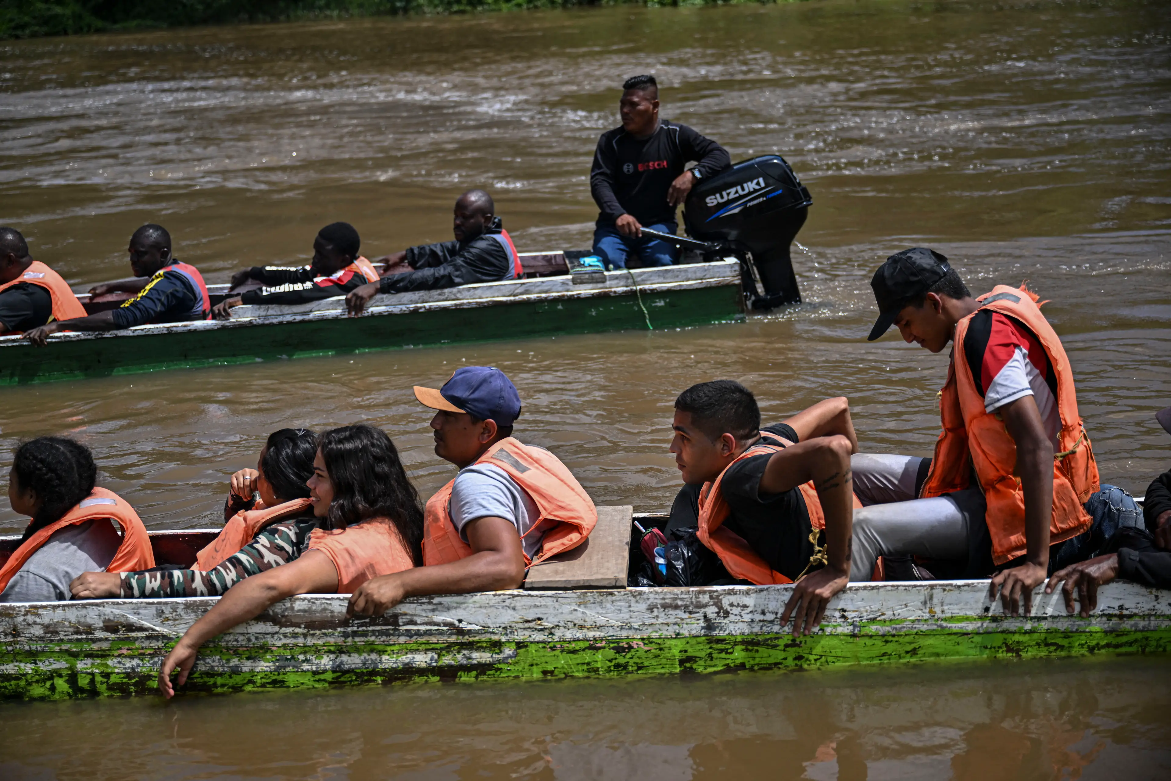 A lot migrate with the hope for a better life (MARTIN BERNETTI/AFP via Getty Images)