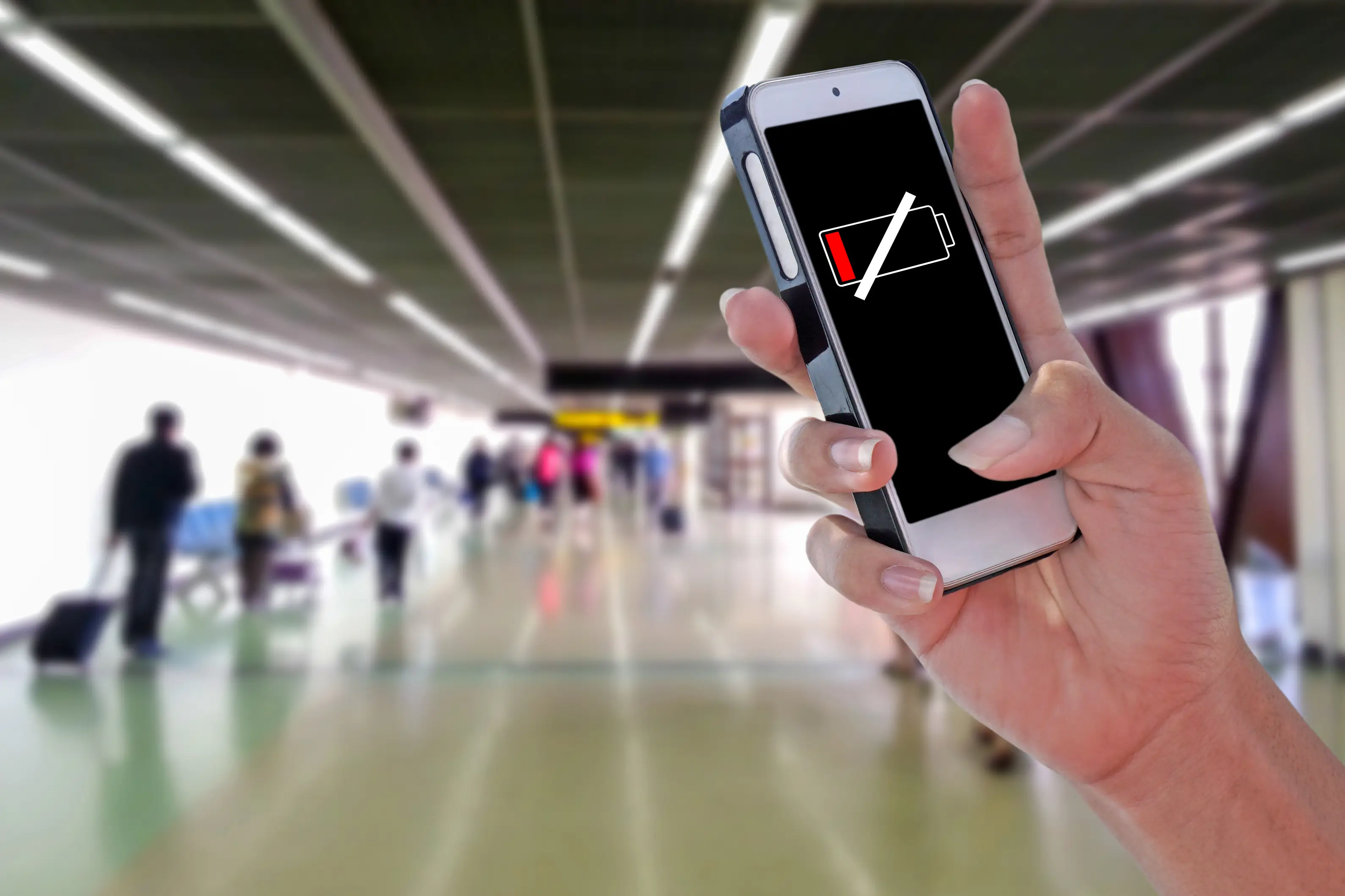 Running out of battery while flying can be a bit of a nightmare (Getty Stock Image)