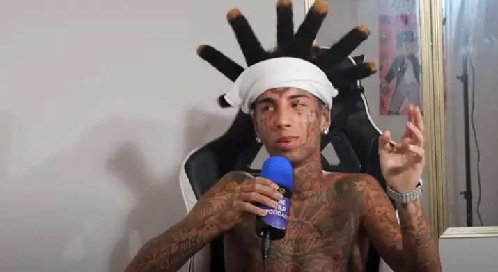 Kodiyakredd said he admitted he had some regret for the video (The Wild Podcast/YouTube)