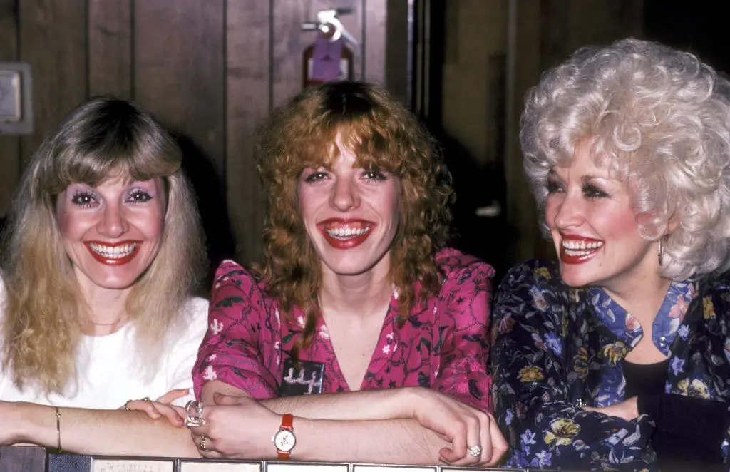 Stella Parton, Freida Parton and Dolly Parton in 1981 (Ron Galella/Ron Galella Collection via Getty Images)