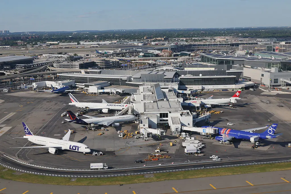 JFK is one of the airports affected (Photo by Bruce Bennett/Getty Images)