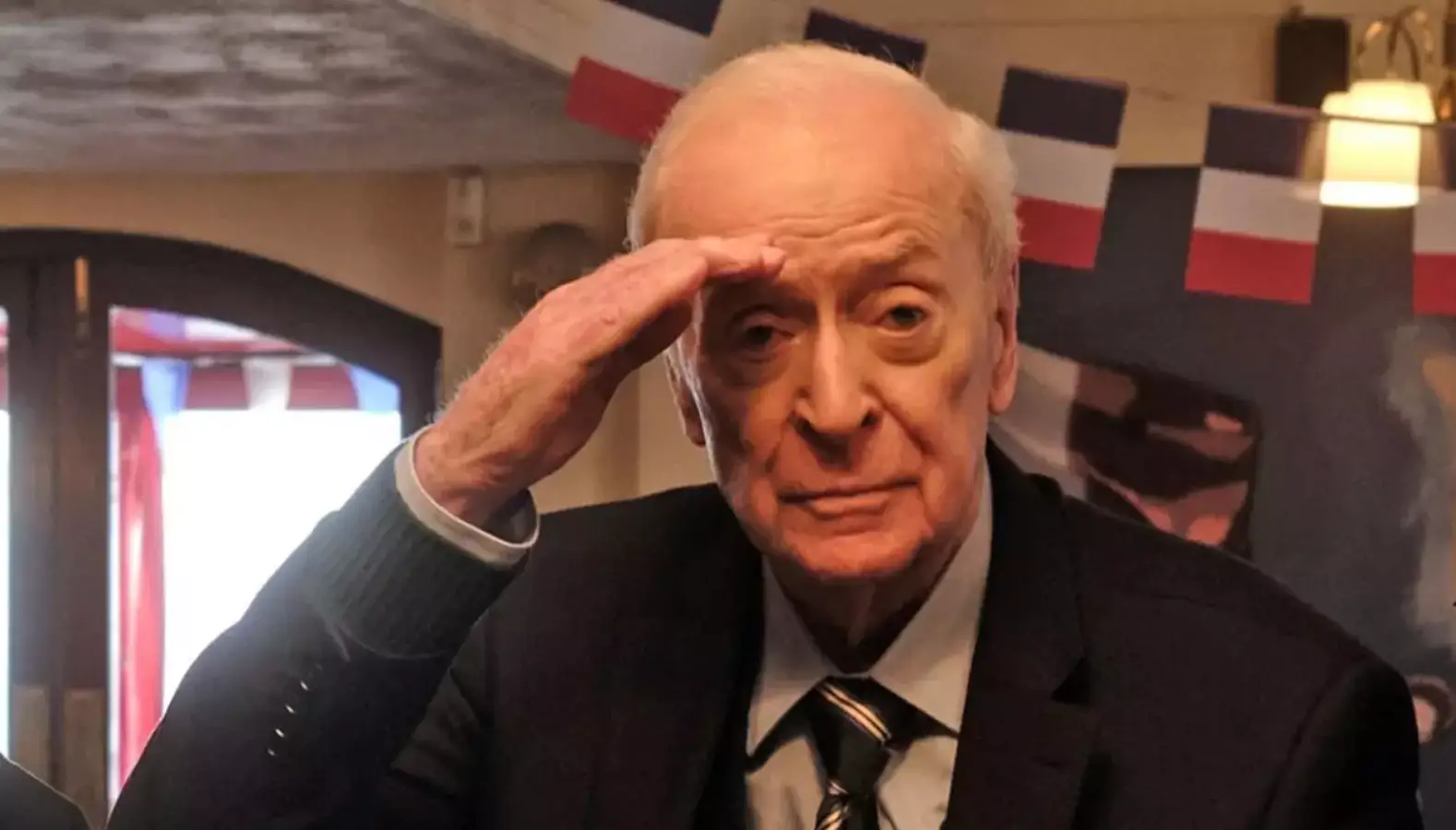 Sir Michael Caine as Bernard Jordan in The Great Escaper.