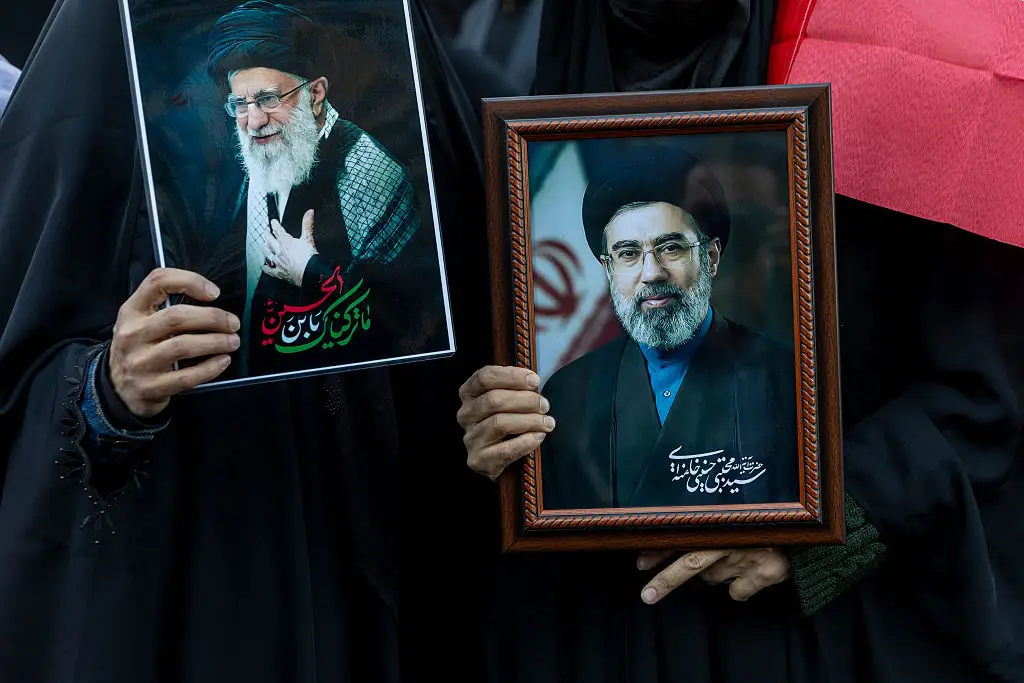 Following the death of Iran's Supreme Leader, Ayatollah Khamenei, his second son has been appointed (Majid Saeedi/Getty Images)