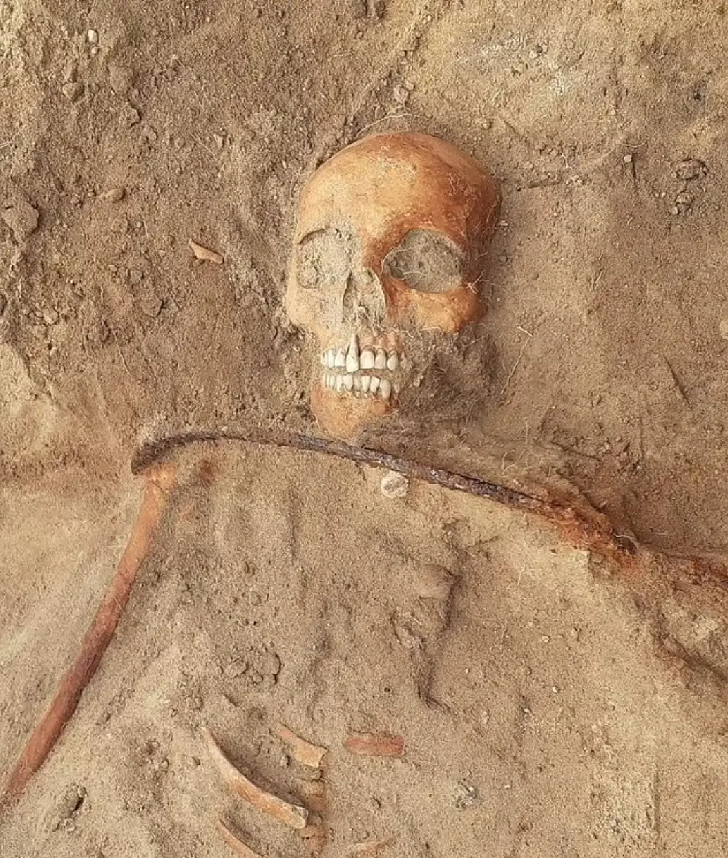 Experts say the child must have been 'greatly feared'.