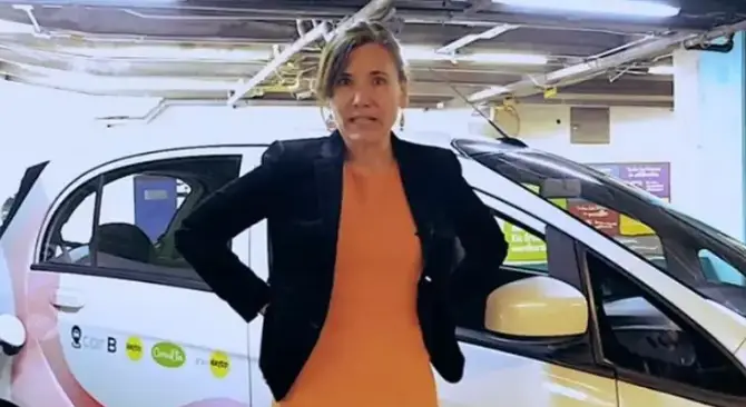 The businesswoman has denied the accusations against her (YouTube/Autos Rodando)
