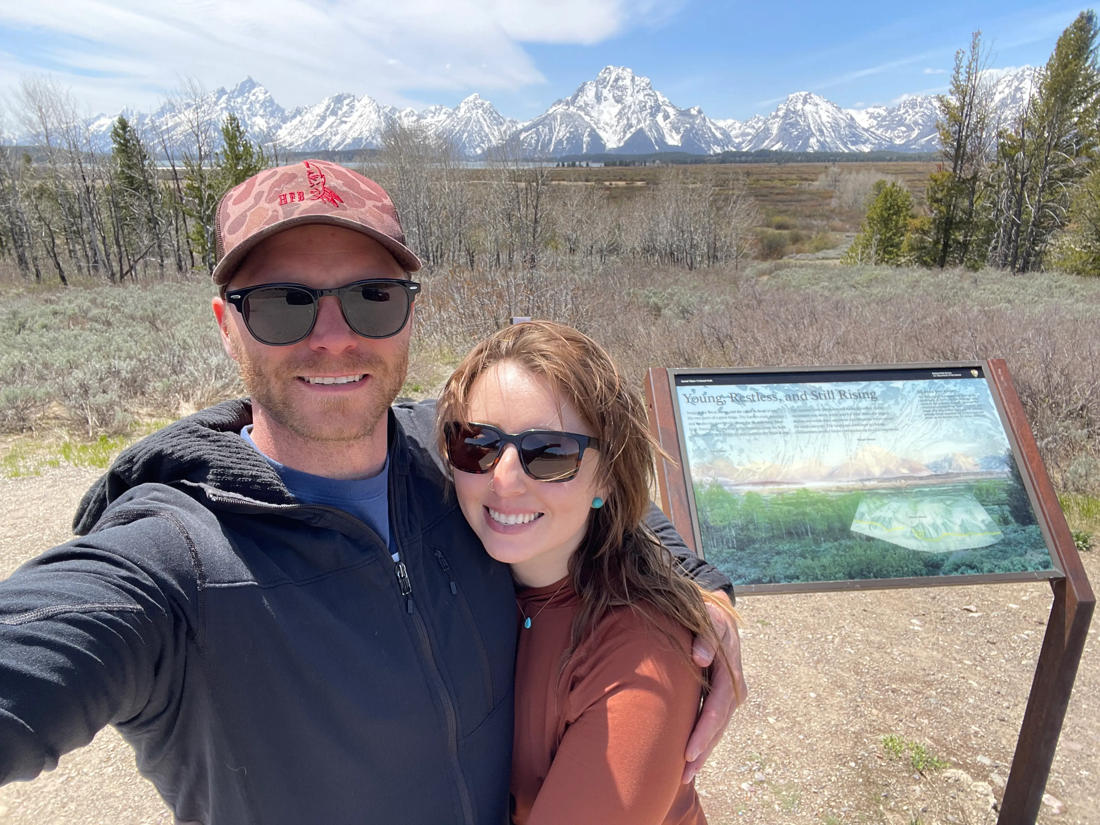Newly-weds Shayne and Chloe Burke were on their honeymoon exploring Wyoming last year (Shayne Burke)