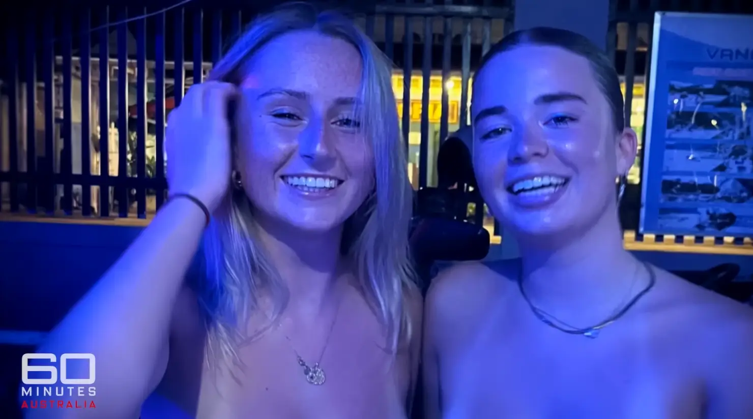 Best friends Holly Morton-Bowles and Bianca Jones were enjoying a trip in Laos when tragedy struck (60 Minutes Australia)