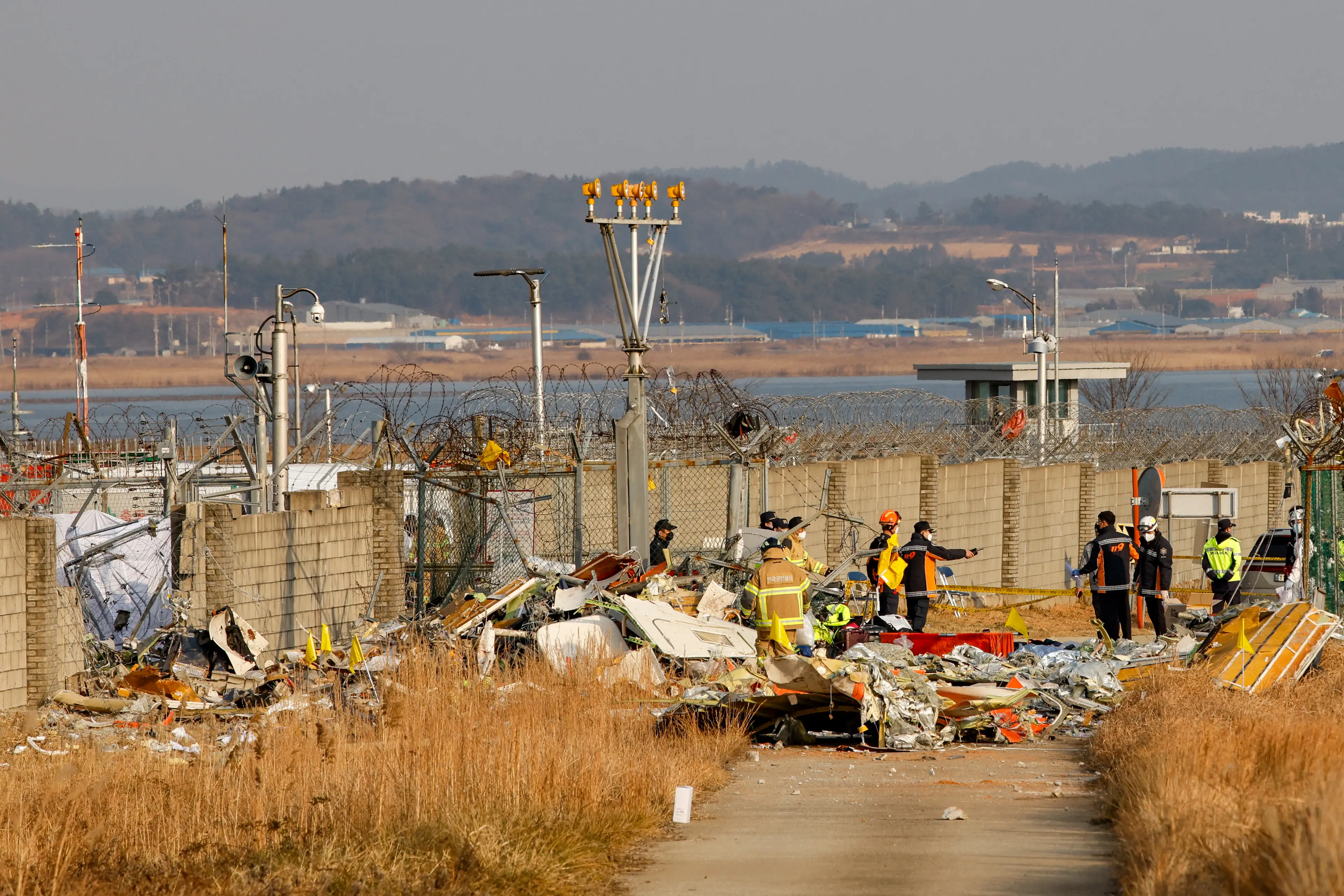 Muan International Airport is thought to be temporarily closed (Chris Jung/NurPhoto via Getty Images)