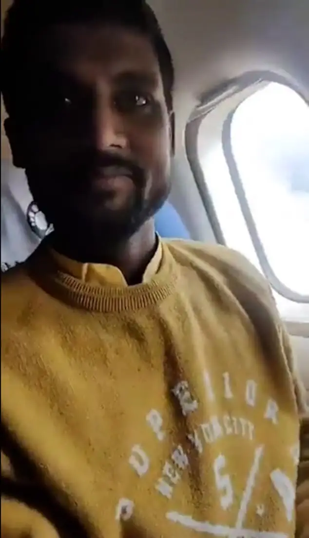 Passenger Sonu Jaiswal was unaware of what was to come.