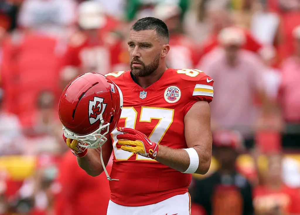 Travis Kelce is known for being 'passionate' when on the football field (Jamie Squire/Getty Images)