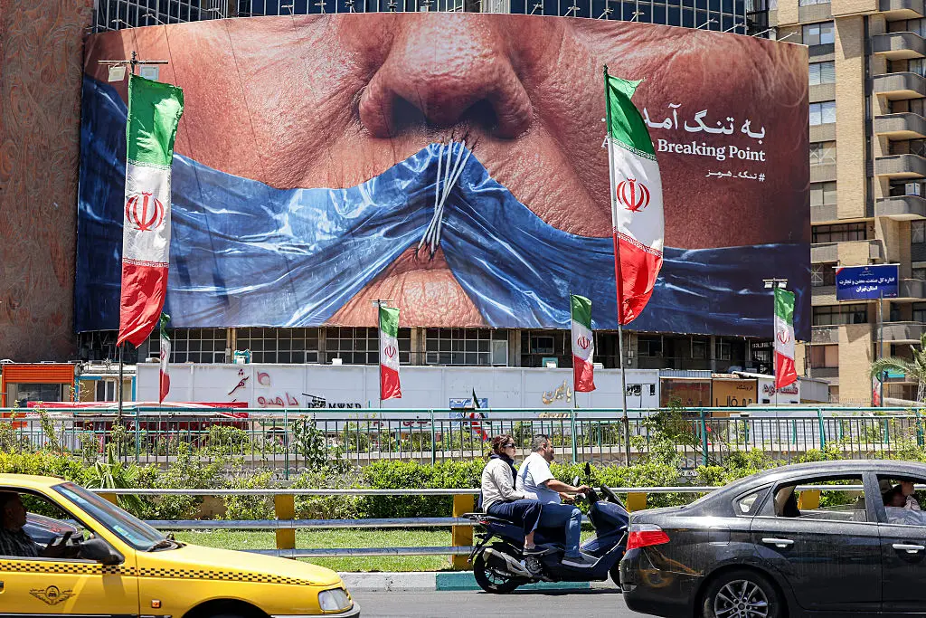 US President Donald Trump has hit back at lawmakers who voted to send him a rebuke over the war in Iran, calling them "unpatriotic" (Photo by ATTA KENARE / AFP via Getty Images)
