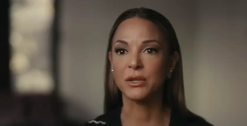 Eva LaRue revealed their address was compromised by a city council official (Paramount Plus)