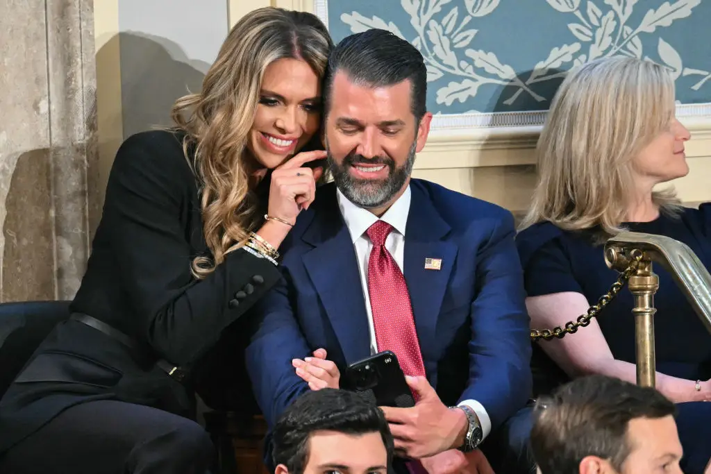 The president's eldest son is set to marry Bettina Anderson in the Bahamas tomorrow (May 23). (SAUL LOEB/AFP via Getty Images)