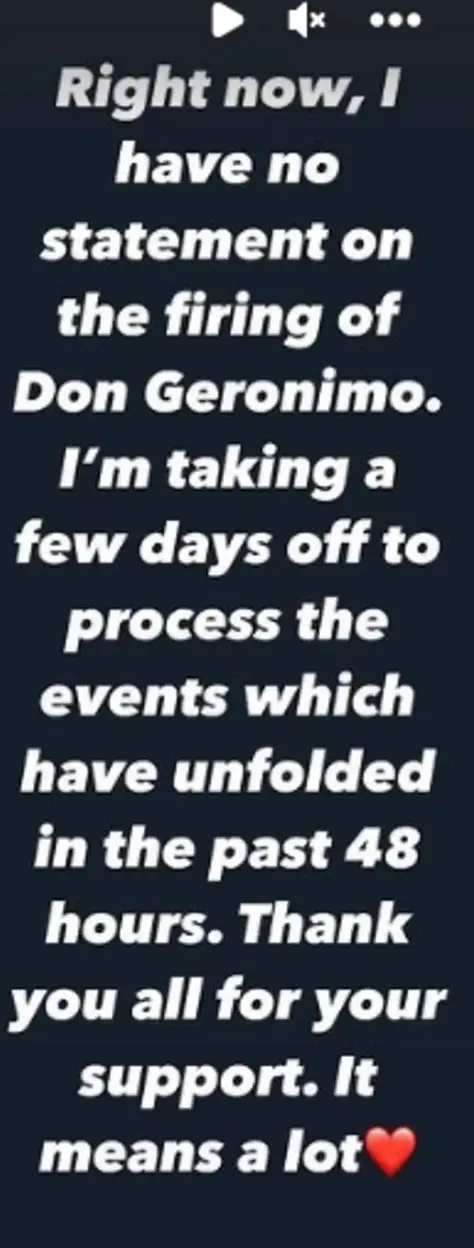 Sharla McBride has since taken to social media to thank fans for their support.