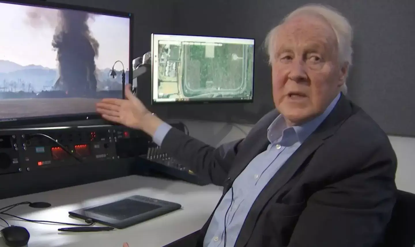 Expert David Learmount believes more would have survived if it wasn't for the concrete wall (Sky News)