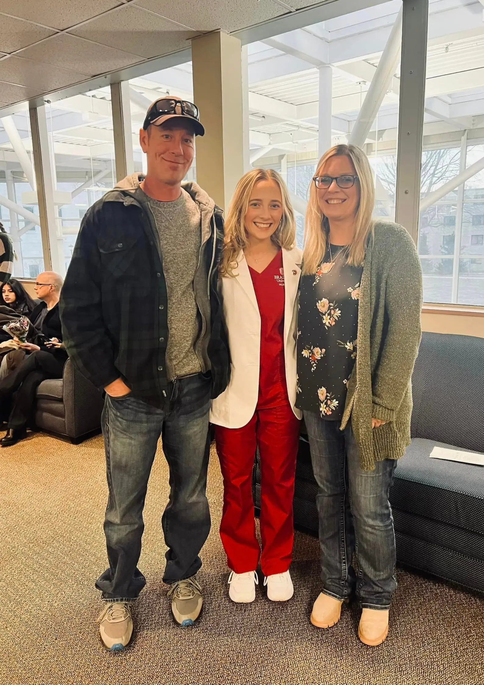 Despite her memory loss issues, Riley is making her way through nursing school (Facebook/Help Riley Remember)