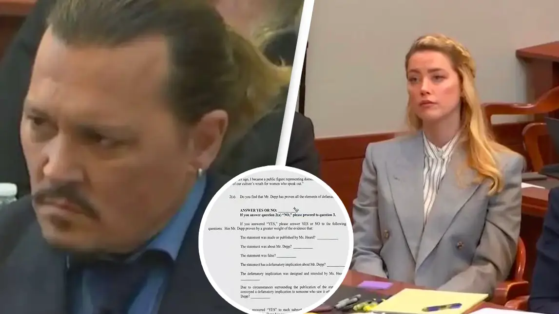 Jurors On Johnny Depp Defamation Trial Will Have To Answer 21 Questions To Come To Their Decision