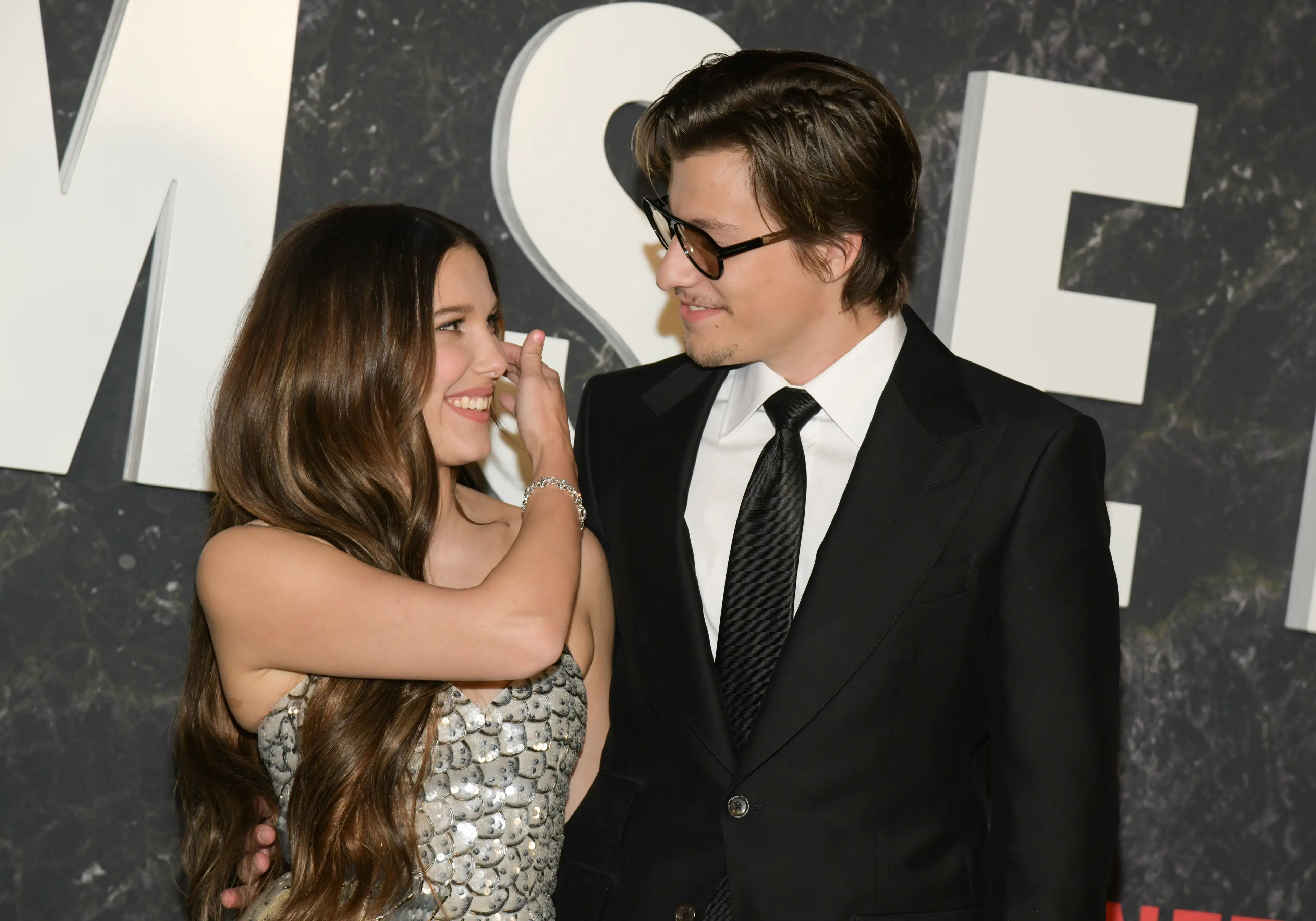 Jake Bongiovi and Millie Bobby Brown got engaged last year. (Kristina Bumphrey/Variety via Getty Images)