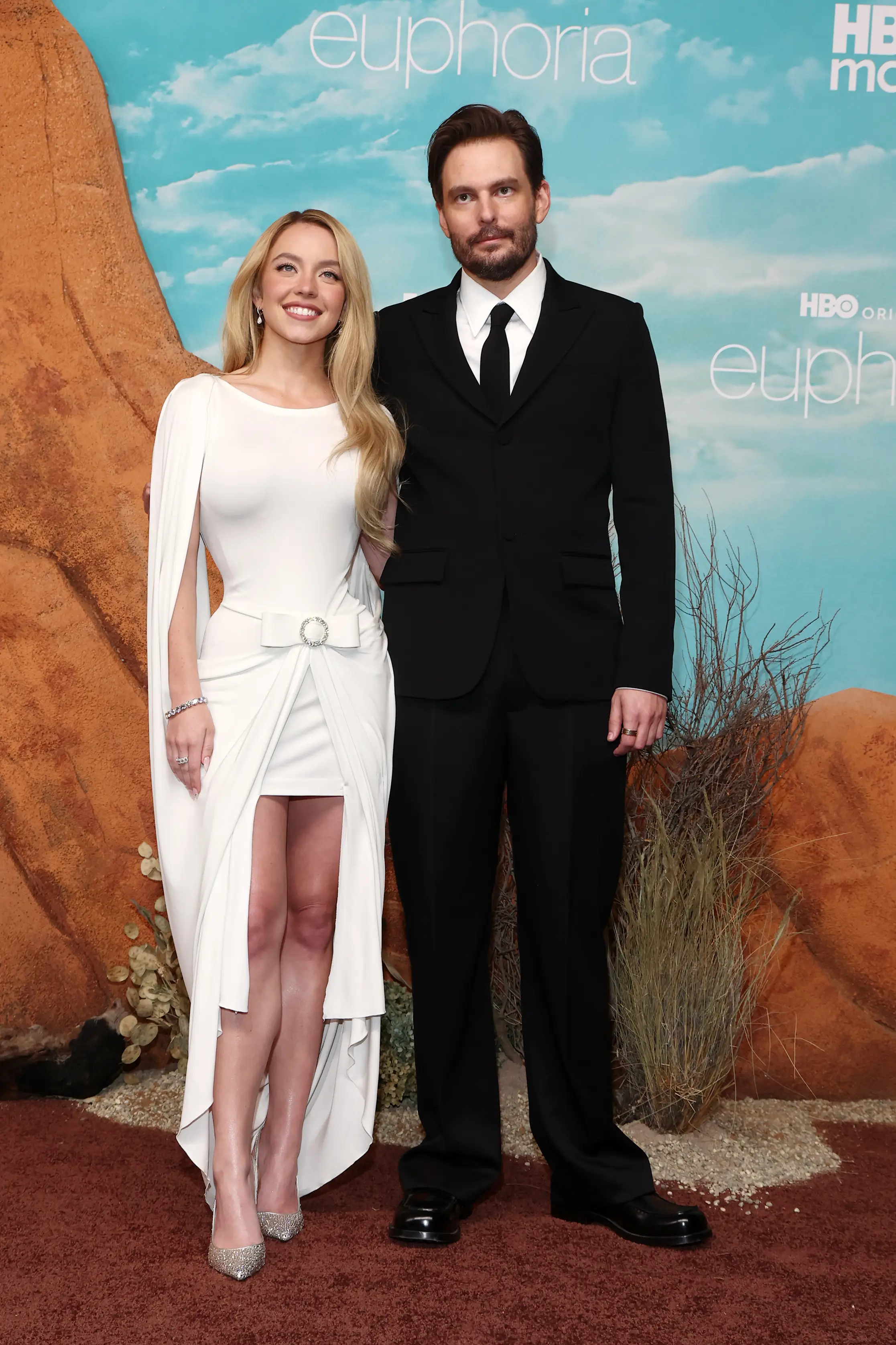 Sam Levinson, pictured with Sweeney, has come under fire too (Tommaso Boddi/GA/The Hollywood Reporter via Getty Images)