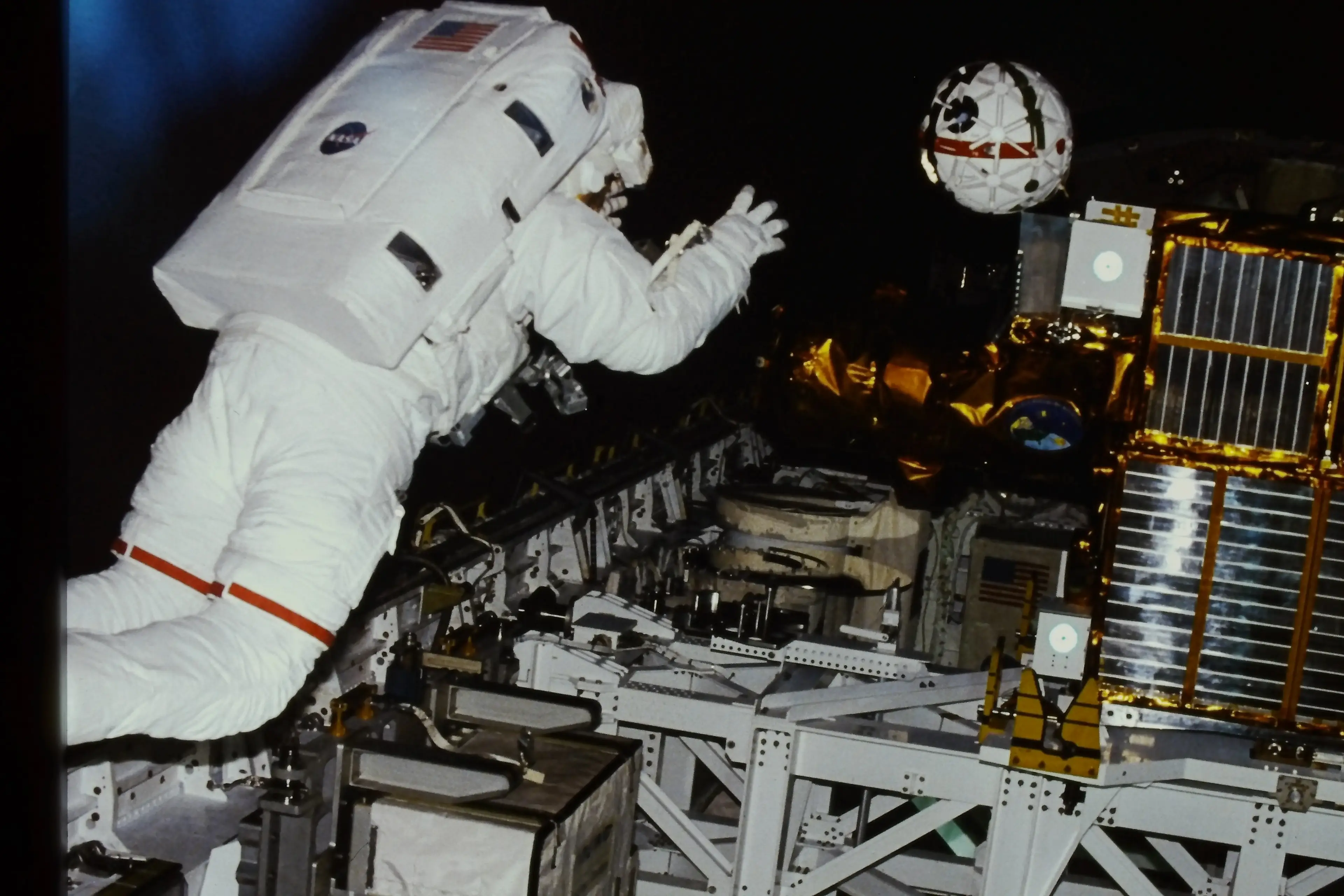 Scott says one aspect of the experience left a deeper impression than anything else - looking back at Earth from orbit. (NASA)