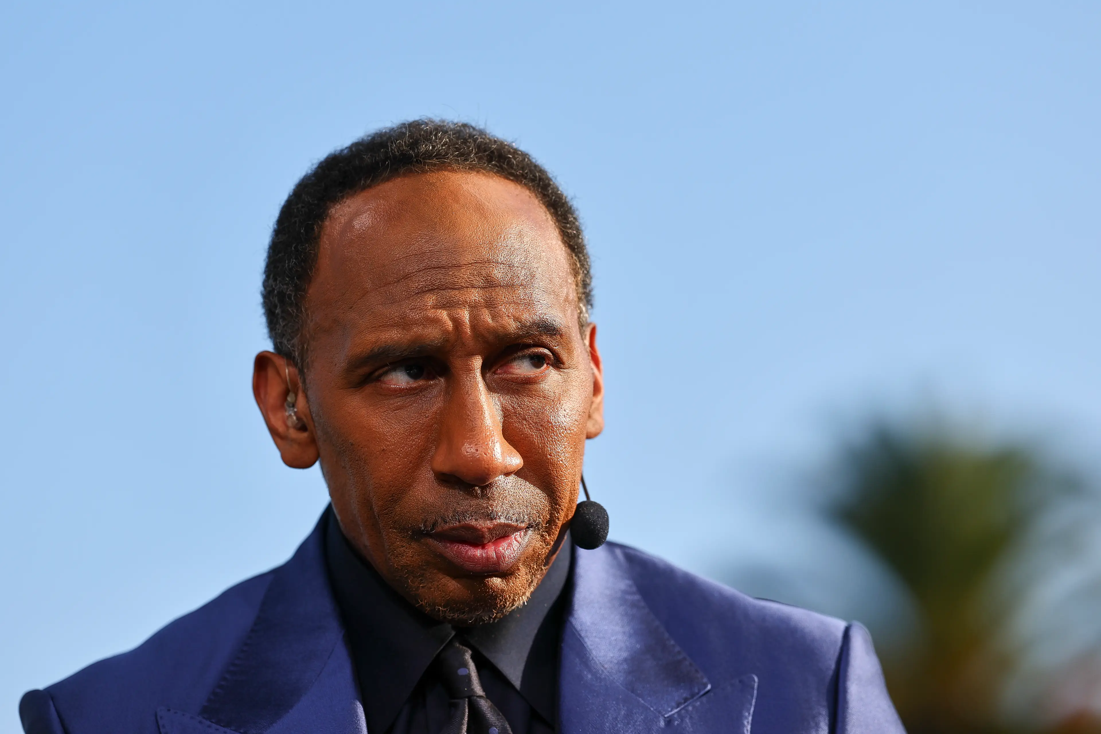Stephen A. Smith's commentating of the France v Senegal match has gone viral...(Aaron M. Sprecher/Getty Images)